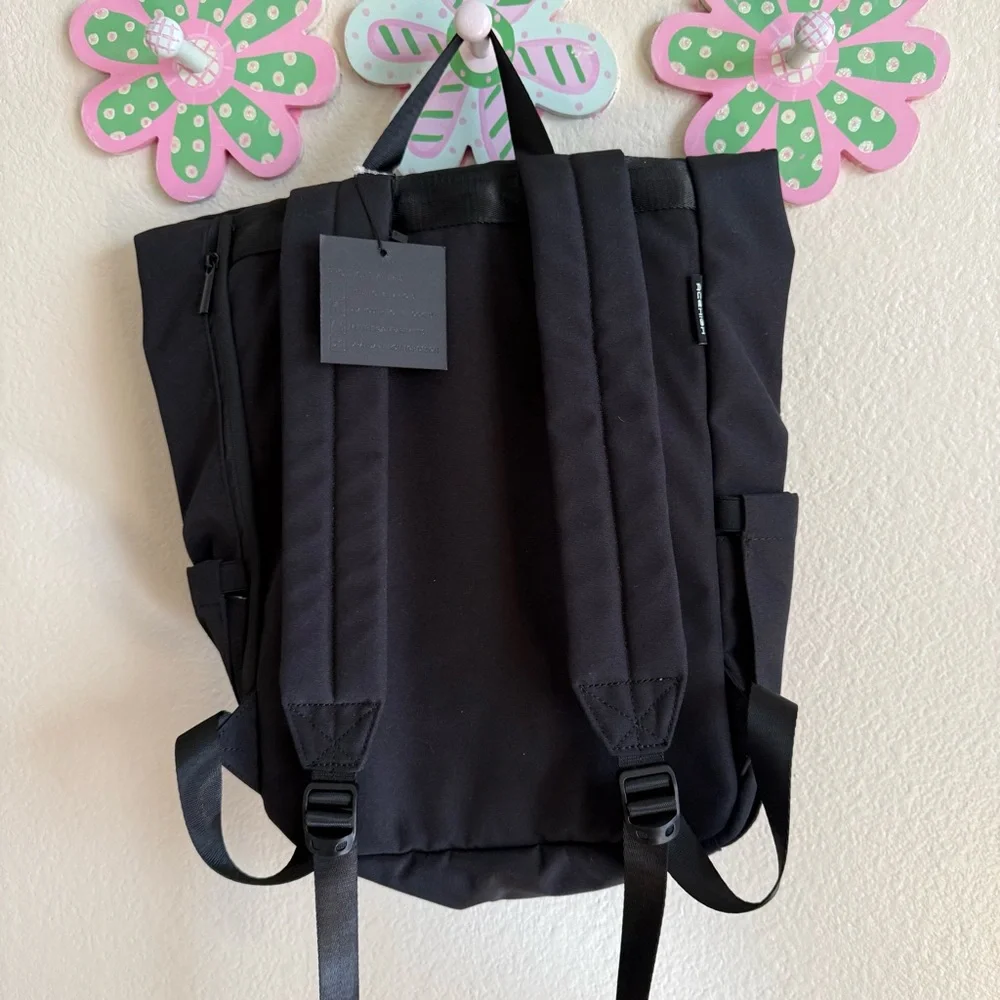 NWT Black Malibu 19L Roll Top Backpack